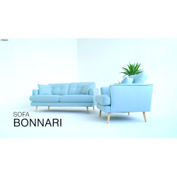  Fotel Bonari błękit 
