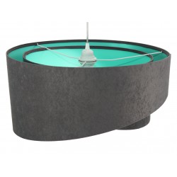  Lampa wisząca Galaxy 072 szara 