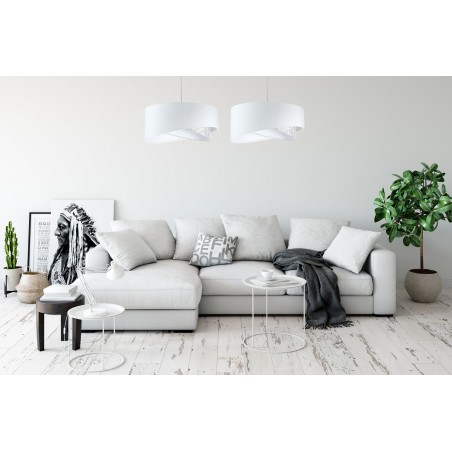  Lampa wisząca Galaxy 133 biała 